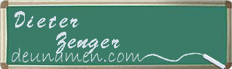 Dieter Zenger Visitenkarte